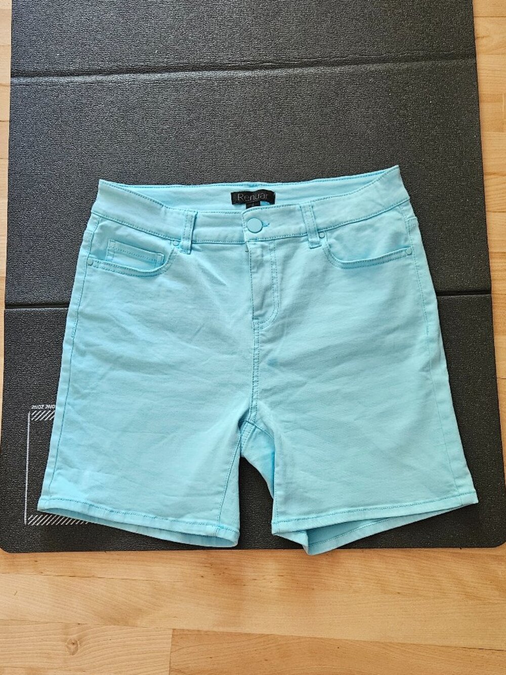 Baby blue shorts